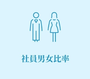 社員男女比率